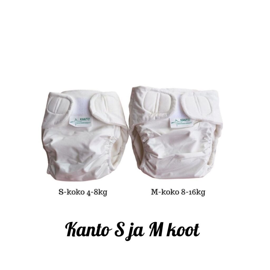 Kanto taskuvaippa etutarroilla M-koko
